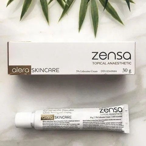 A box and tube of zenso skincare